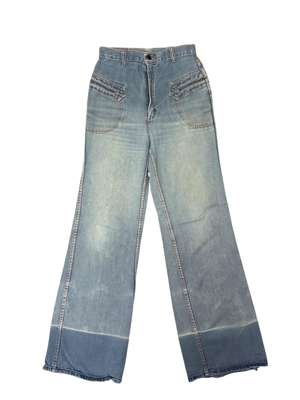 OshKosh B'gosh Jeans Womens 26 Blue Light Wash flare High Rise vintage 70s